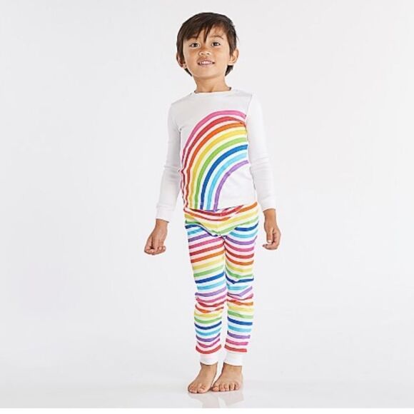 Pottery Barn Kids FLOUR SHOP Stripe Pajama Set - Picture 1 of 3